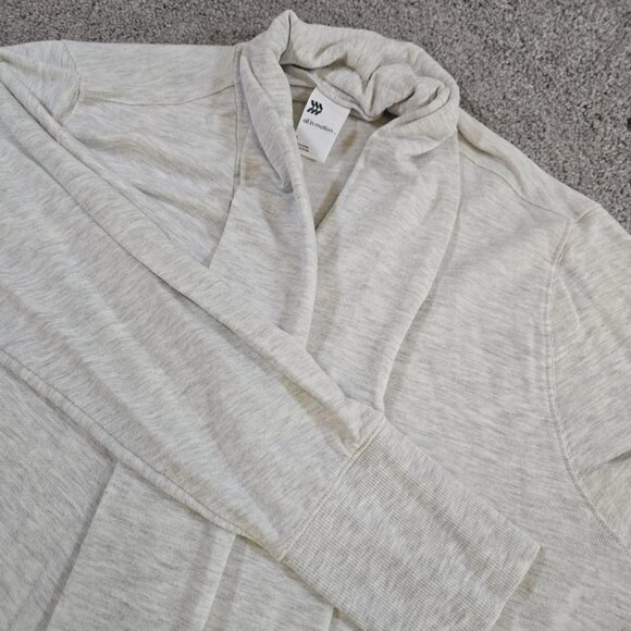 All in Motion Women Light Gray Modal Open Wrap Cardigan Large - Picture 1 of 9